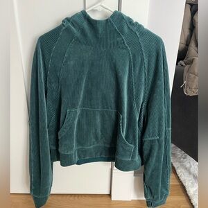Green Corduroy Lulu Lemon Sweatshirt size M/L!